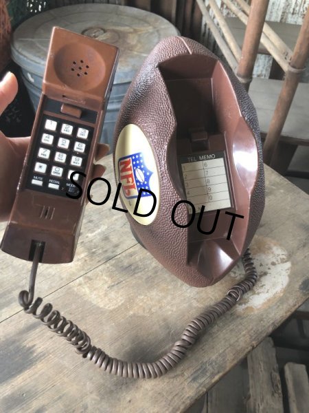 画像2: 80s Vintage NFL Football Telephone (B613) (2)