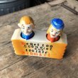 画像2: Vintage 4 Four Eyed Couples Nodder Salt and Pepper Shakers (B633) (2)