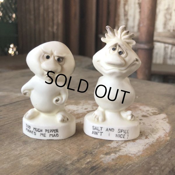 画像1: Vintage Li Li Lo Martians Monster Ceramic Salt and Pepper Shakers (M634) (1)