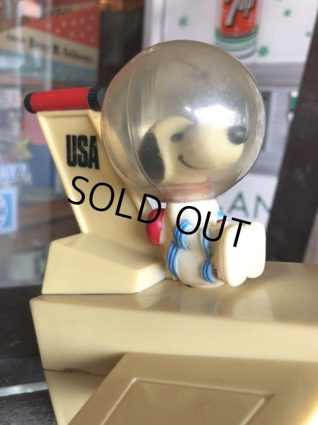 画像7: 70s Vintage Mattel Snoopy Spaceship AM Radio (M636) (7)