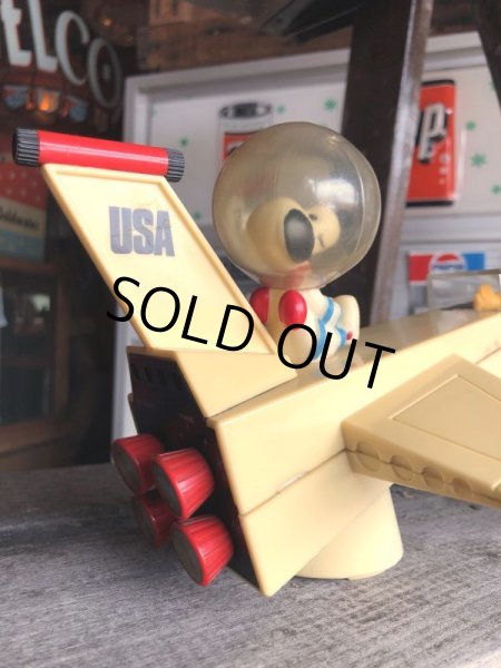 画像6: 70s Vintage Mattel Snoopy Spaceship AM Radio (M636) (6)