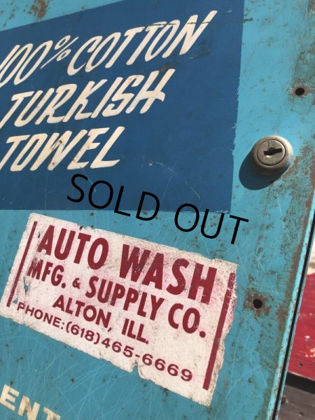 画像16: Vintage Gas Station Towel Metal Cabinet Dispenser (M638) (16)