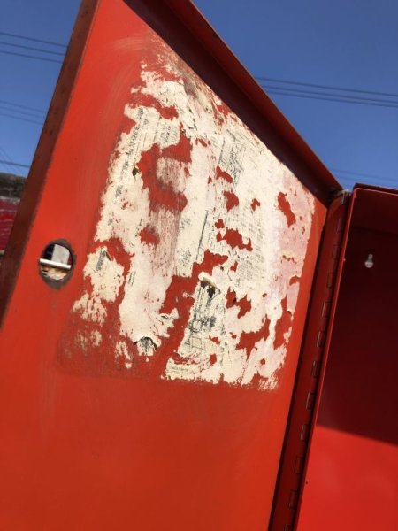 画像7: Vintage Gas Station Towel Metal Cabinet Dispenser (M639) (7)