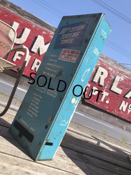 画像8: Vintage Gas Station Towel Metal Cabinet Dispenser (M638) (8)