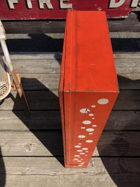 画像13: Vintage Gas Station Towel Metal Cabinet Dispenser (M639) (13)