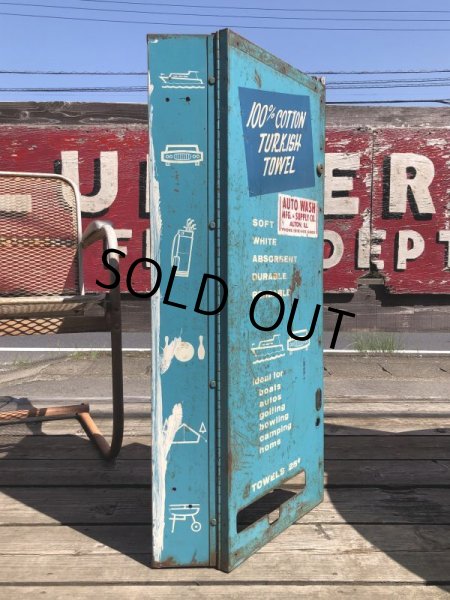 画像11: Vintage Gas Station Towel Metal Cabinet Dispenser (M638) (11)