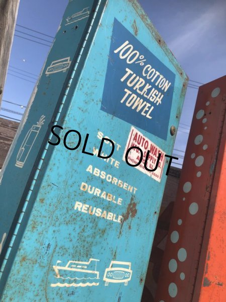 画像17: Vintage Gas Station Towel Metal Cabinet Dispenser (M638) (17)