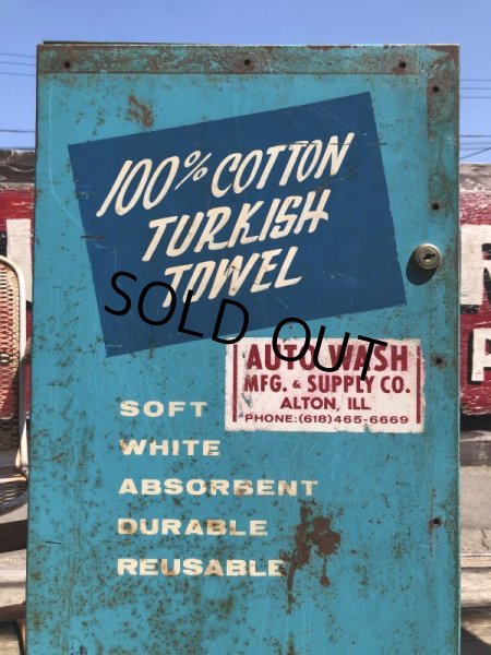 画像15: Vintage Gas Station Towel Metal Cabinet Dispenser (M638) (15)