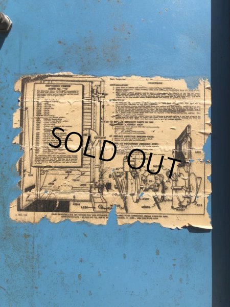 画像7: Vintage Gas Station Towel Metal Cabinet Dispenser (M638) (7)