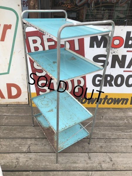 画像12: 【店舗引き取り限定】 Vintage Advertising JOHNSON & SON Raid Store Display Shelf Metal Rack (M641) (12)