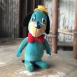 画像5: 60s Vintage Hanna Barbara Huckleberry Hound Velveteen Stuffed (M644) (5)