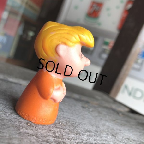 画像2: 70s Vintage Snoopy Vinyl Finger Schroder (M651) (2)