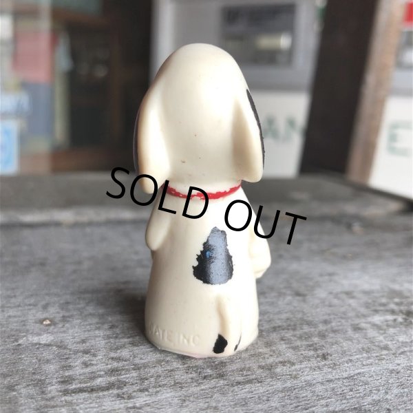 画像2: 70s Vintage Snoopy Vinyl Finger (M654) (2)