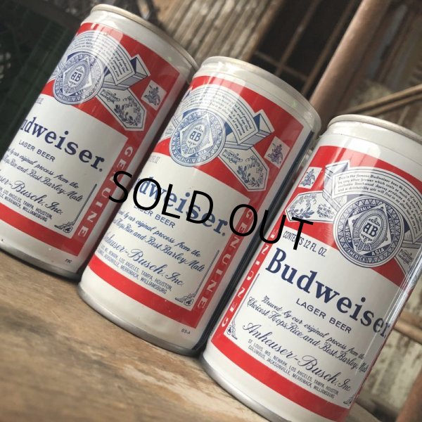 画像3: Vintage Budweiser Beer Cans 6 PACK (M657)  (3)