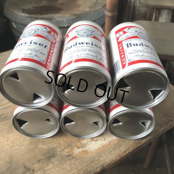 画像7: Vintage Budweiser Beer Cans 6 PACK (M656)  (7)