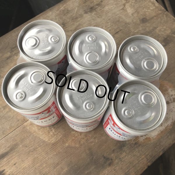 画像2: Vintage Budweiser Beer Cans 6 PACK (M656)  (2)