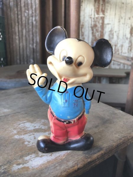 画像1: 60s Vintage Mickey Rubber Doll (M672) (1)