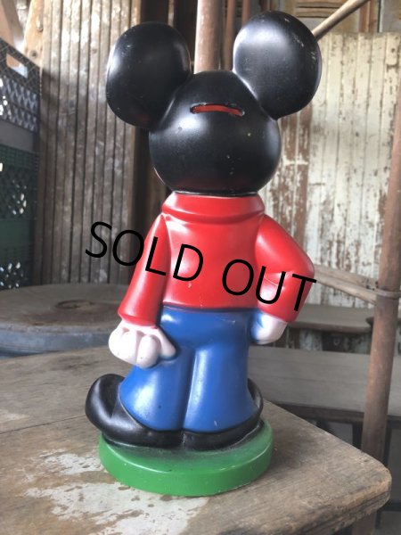 画像3: 70s Vintage Playpal Mickey Mouse Bank (M667) (3)