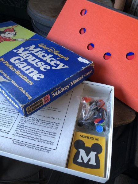 画像2: 70s Vintage Disney Mickey Mouse Board Game (M663) (2)