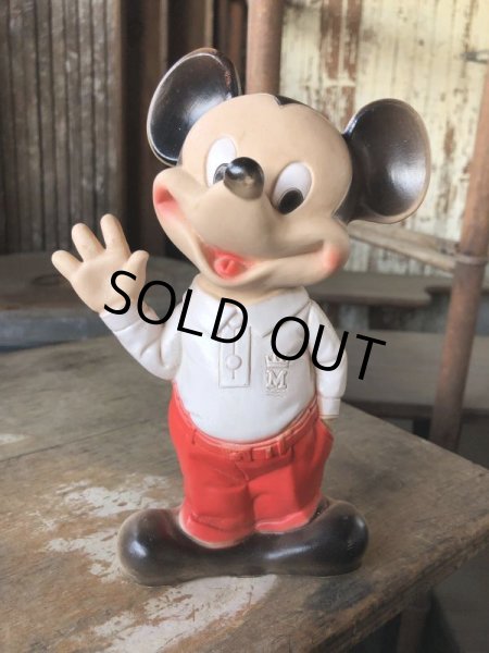 画像1: 60s Vintage Mickey Rubber Doll (M673) (1)