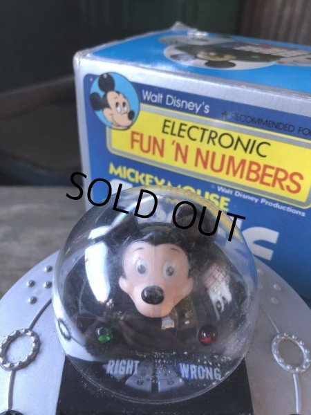 画像6: 80s Vintage Unisonic Disney Mickey Mouse Space Quiz (M682) (6)