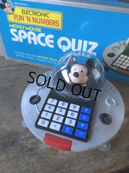 画像2: 80s Vintage Unisonic Disney Mickey Mouse Space Quiz (M682) (2)
