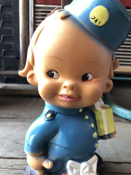 画像6: Vintage Biserka Zagreb toys JAT Vinyl Rubber Doll (M683) (6)