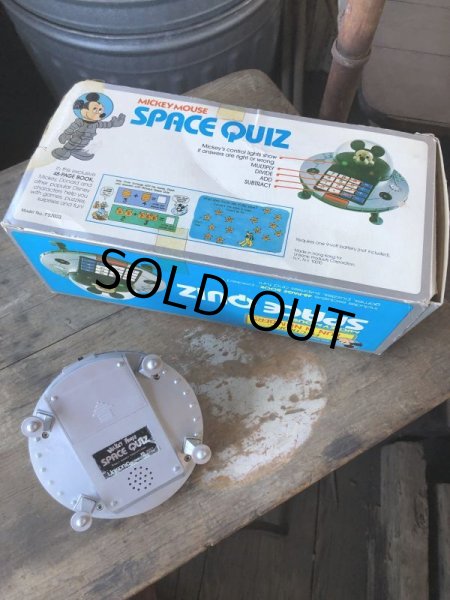 画像10: 80s Vintage Unisonic Disney Mickey Mouse Space Quiz (M682) (10)