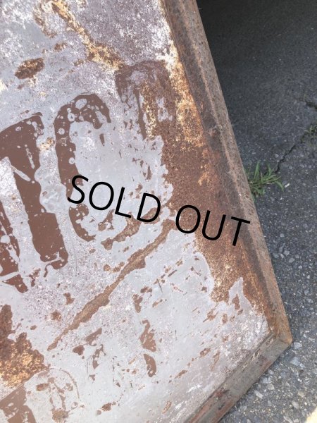 画像26: 【店舗引き取り限定】 Original U.S.A Downtown 66 Double Sided Hand Painted Store Sign Huge! (M686) (26)