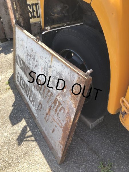 画像22: 【店舗引き取り限定】 Original U.S.A Downtown 66 Double Sided Hand Painted Store Sign Huge! (M686) (22)