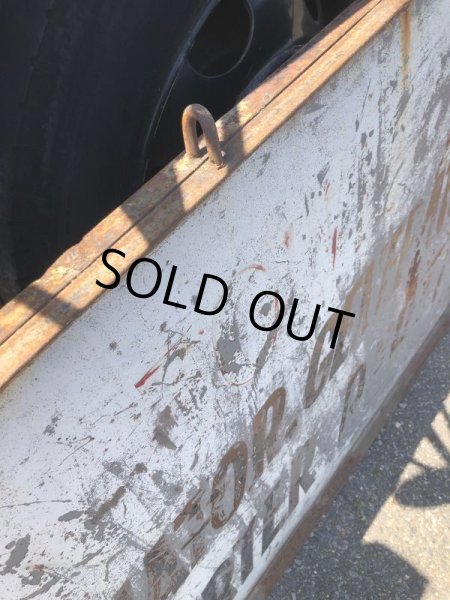 画像20: 【店舗引き取り限定】 Original U.S.A Downtown 66 Double Sided Hand Painted Store Sign Huge! (M686) (20)