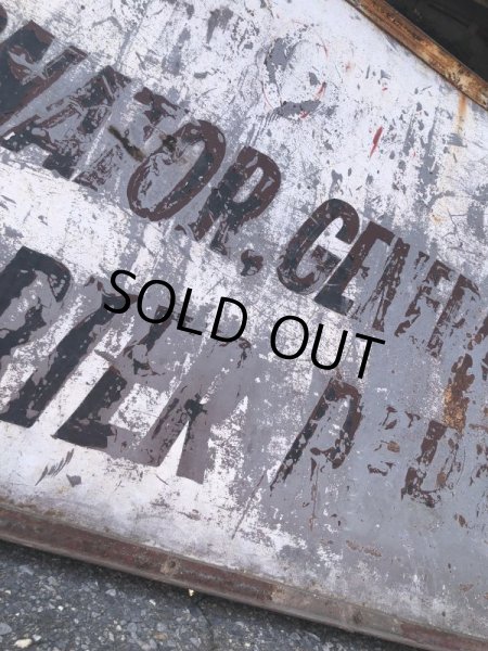 画像24: 【店舗引き取り限定】 Original U.S.A Downtown 66 Double Sided Hand Painted Store Sign Huge! (M686) (24)