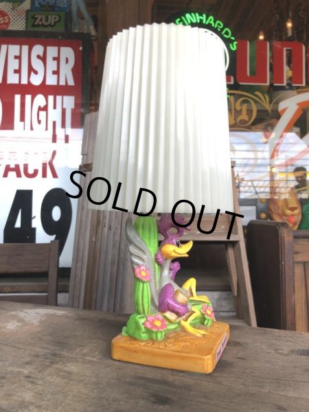 画像2: 70s Holiday Fair Warner Bros Looney Tunes Roadrunner Lamp (B697)  (2)