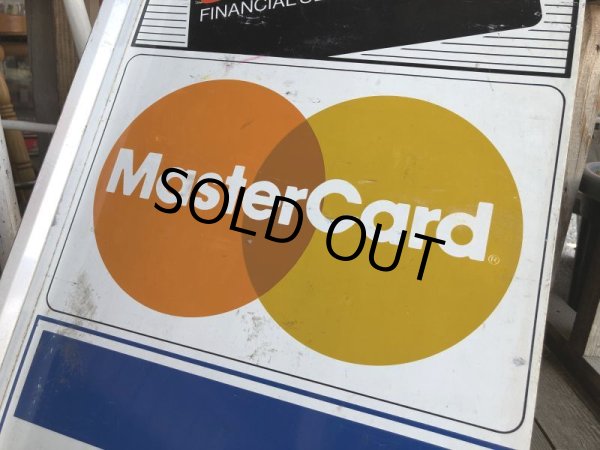 画像4: Vintage DISCOVER Master Card VISA Double Sided Metal Sign (M691) (4)