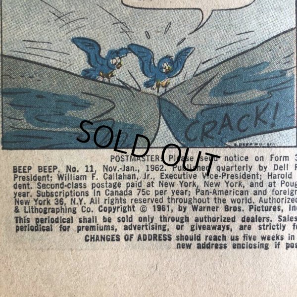 画像3: 60s Vintage DELL Comic BEEP BEEP The Road Runner (B696)  (3)