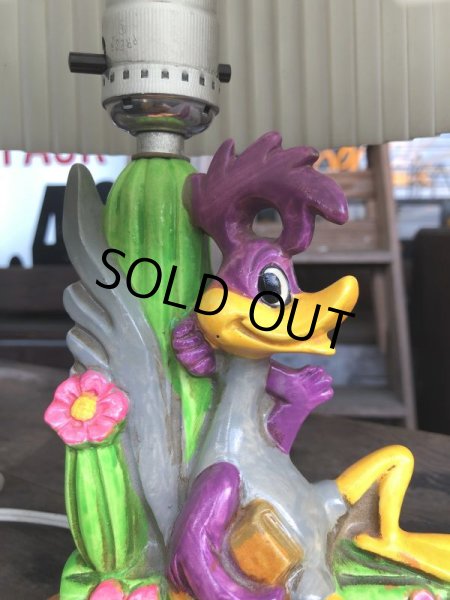 画像11: 70s Holiday Fair Warner Bros Looney Tunes Roadrunner Lamp (B697)  (11)