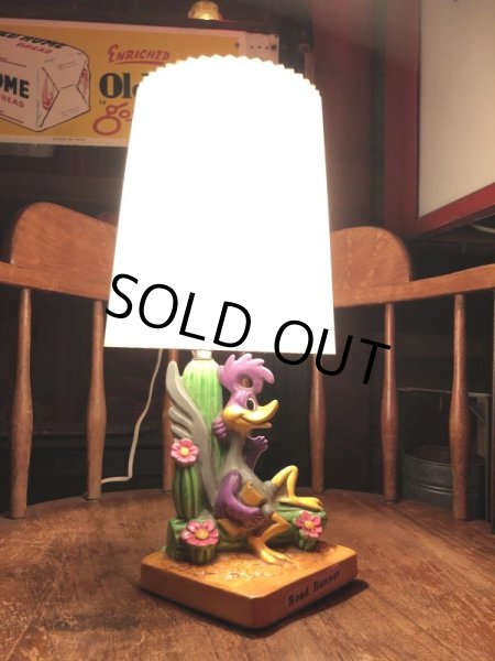 画像14: 70s Holiday Fair Warner Bros Looney Tunes Roadrunner Lamp (B697)  (14)