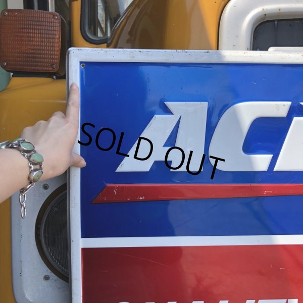 画像6: Vintage AC DELCO QUALITY INSTALLER Embossed Sign (M690) (6)