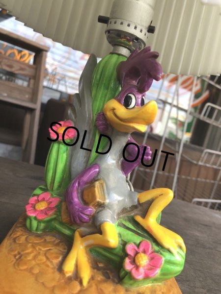 画像10: 70s Holiday Fair Warner Bros Looney Tunes Roadrunner Lamp (B697)  (10)