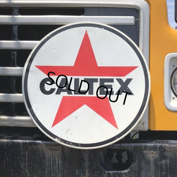 画像5: Vintage CALTEX Round Sign (M698) (5)