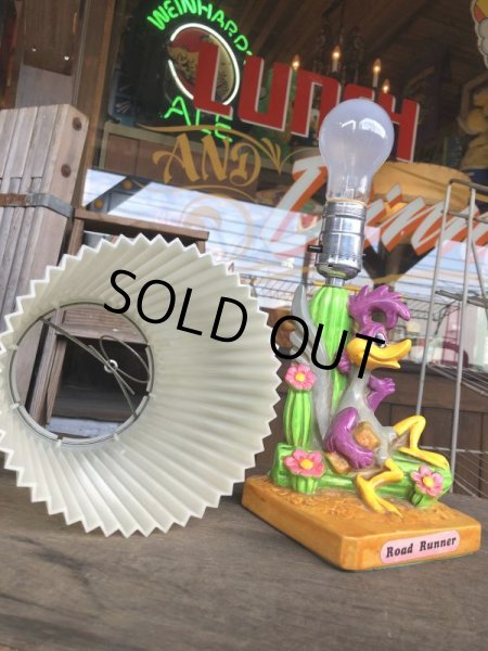 画像6: 70s Holiday Fair Warner Bros Looney Tunes Roadrunner Lamp (B697)  (6)