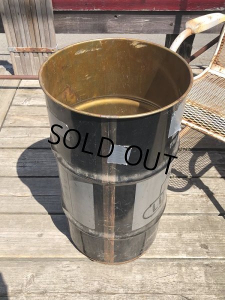 画像2: Vintage Fiske Brothers Refining Co. LUBRIPLATE 16 Gal Drum Barrel Oil Can A (M698) (2)