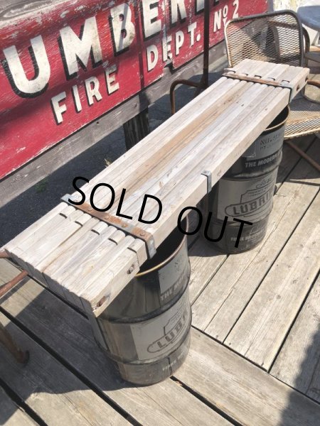 画像14: Vintage Fiske Brothers Refining Co. LUBRIPLATE 16 Gal Drum Barrel Oil Can A (M698) (14)