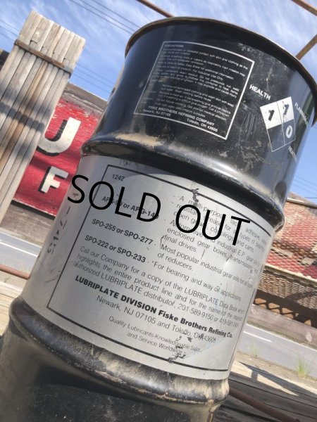 画像9: Vintage Fiske Brothers Refining Co. LUBRIPLATE 16 Gal Drum Barrel Oil Can B (M699) (9)