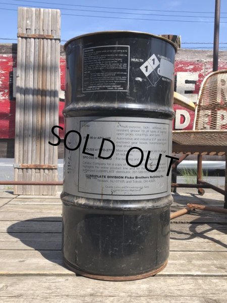画像3: Vintage Fiske Brothers Refining Co. LUBRIPLATE 16 Gal Drum Barrel Oil Can A (M698) (3)