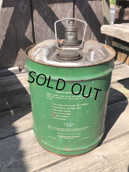 画像5: Vintage Motor Gas Oil 5 Gallon Can CONOCO (M701)  (5)