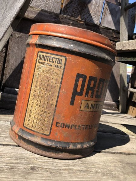 画像6: Vintage Motor Gas Oil 5 Gallon Can PROTECTOL Anti Freeze (M703)  (6)