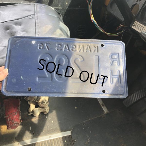画像3: 70s Vintage American License Number Plate / KANSAS 282 (M713) (3)