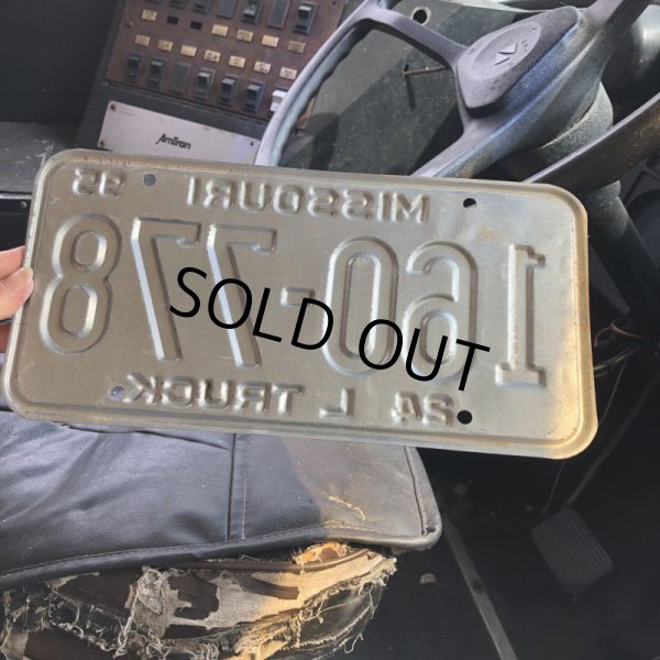 画像3: 90s Vintage American License Number Plate / MISSOURI 778 (M712) (3)