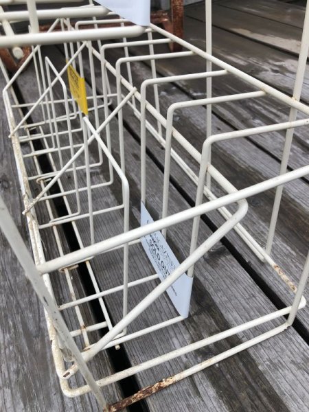 画像13: 【店舗引き取り限定】 Vintage Advertising Metal Wire Store Display Magazine Rack (M846) (13)